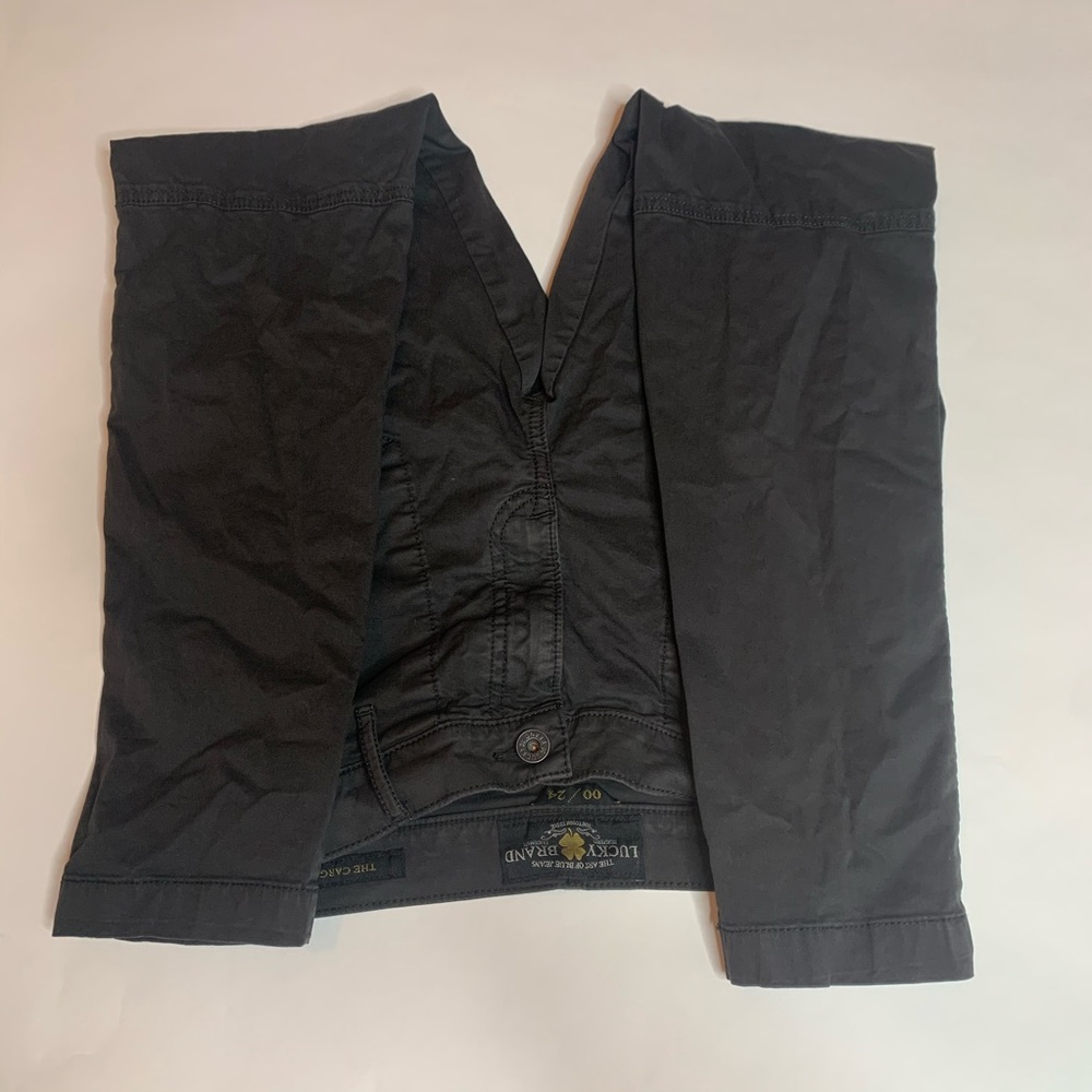 ❌SOLD❌Lucky Brand the Cargo Midrise Grey Pants 00 24 - Picture 8 of 11